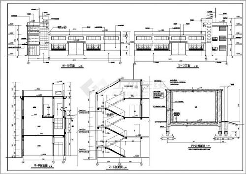 某地3层框架结构食品厂办公楼及厂房建筑方案设计